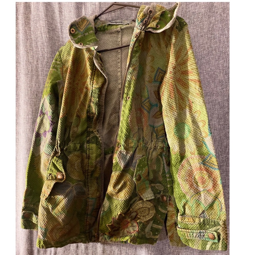 Desigual Floral Parka